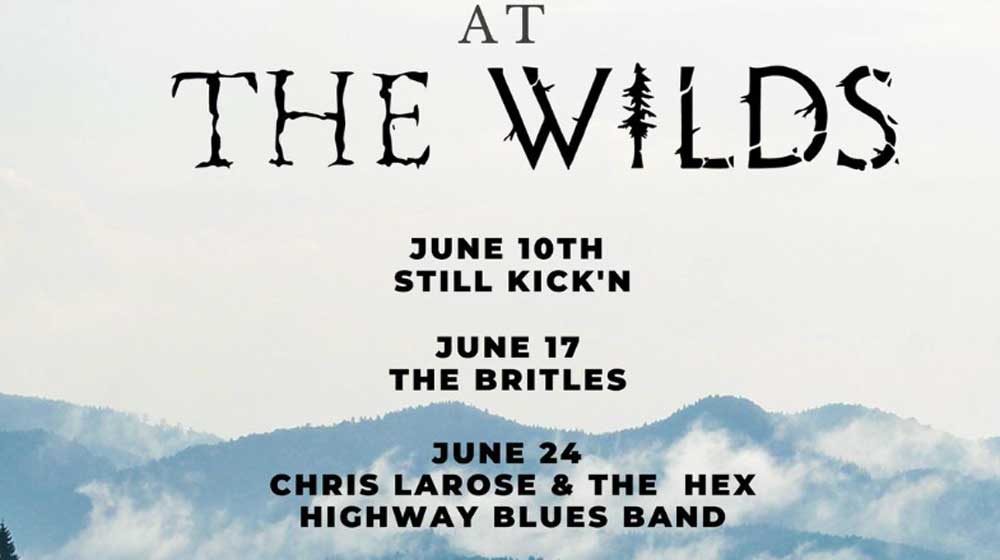 Live Music at The Wilds Poster June 2023