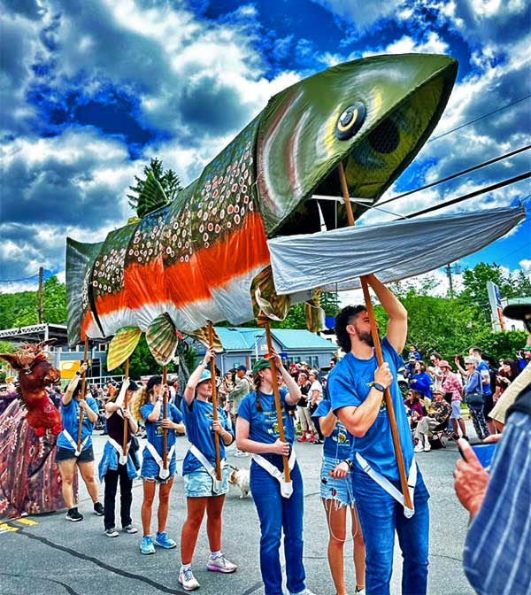 Livingston Manor Trout Parade Giant Fish