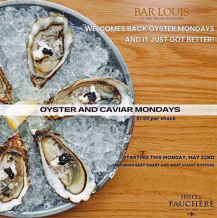 Oyster and Caviar Mondays Poste