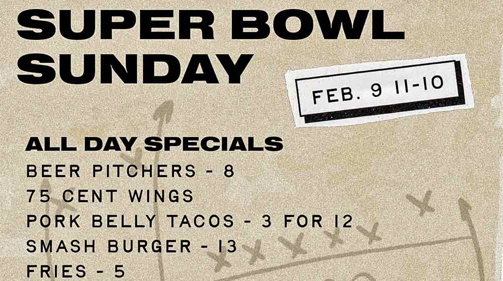 Superbowl Sunday at Derailed