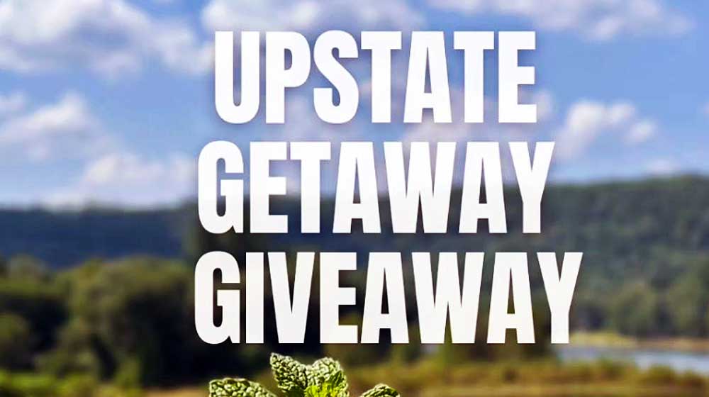 Event Upstate Getaway Giveaway Poster