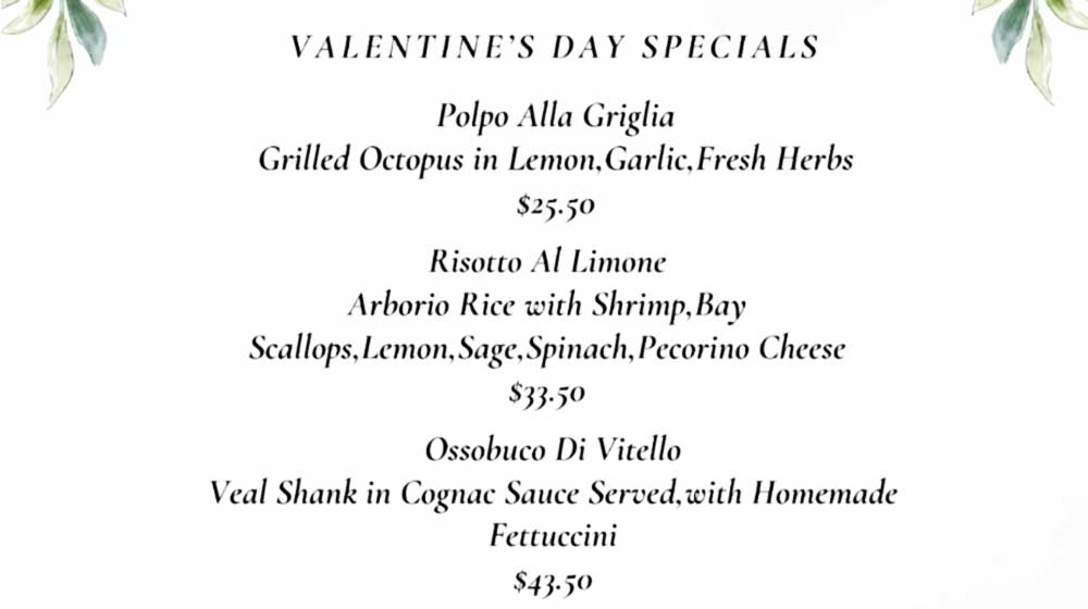 Valentine's at Volare