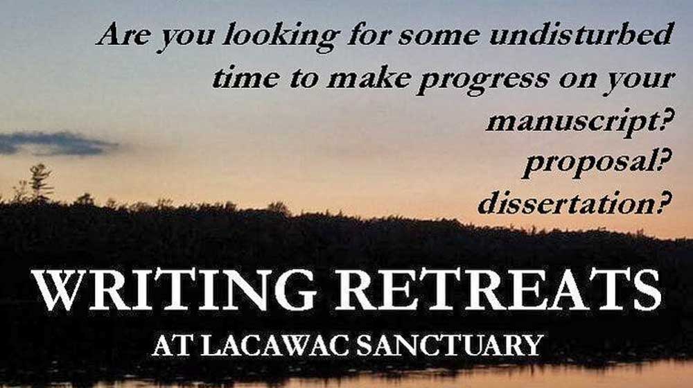 Writing Retreats at Lacawac Poster