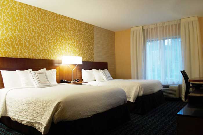 Fairfield-Inn-&-Suites-Stroudsburg-double-bed-room