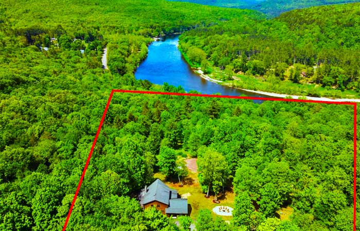 Grazing Elk Family Cabin  Aerial View Exterior