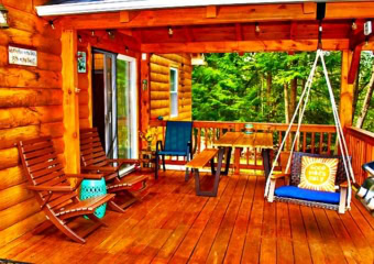 Great Bear Cabin Deck