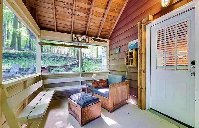 Greentown Lakeside Cabin Sun Porch