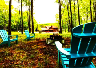 Hidden Lake Cabin Fire Pit