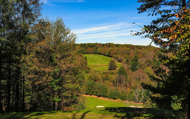 hideaway hills golf club view from hilltop