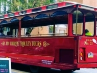 Jim Thorpe Trolley Company red car