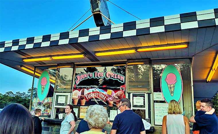 Jimmy's ice Cream Exterior