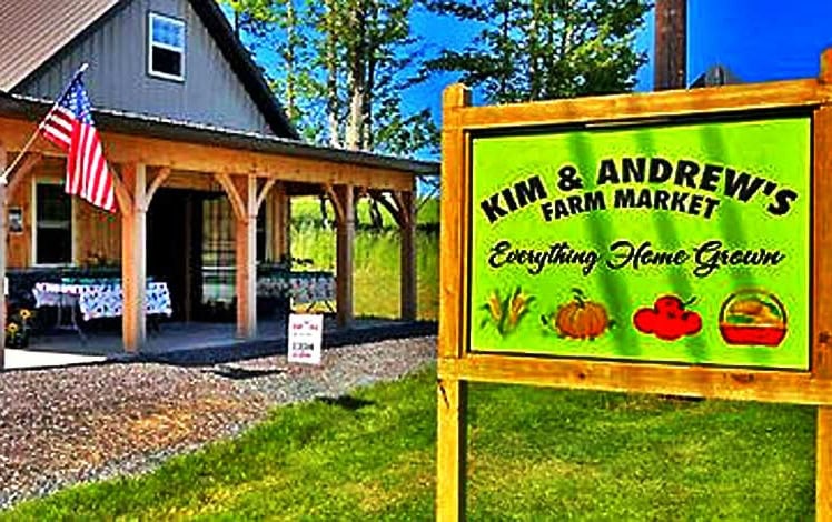 Kim and Andrew's Farm Market Exterior