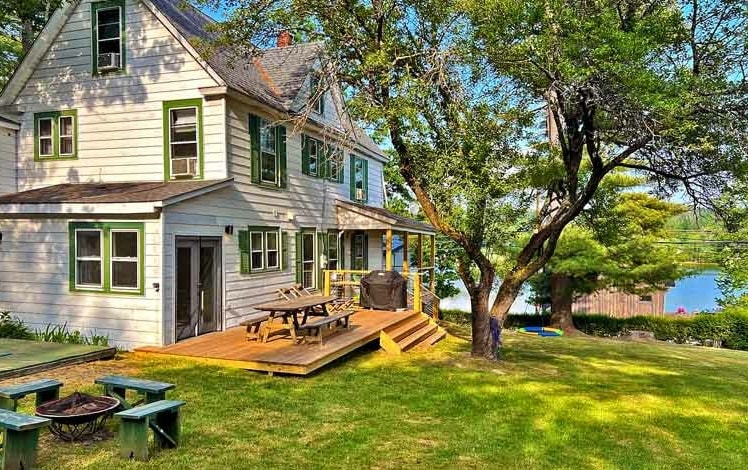 Lake Farmhouse Deck and Exterior