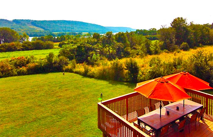 Lake View Lodge Deck