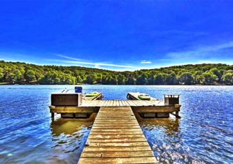 Lake Wallenpaupack Escape Boat Dock