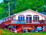 Lakefront Cottage in Bethel Exterior