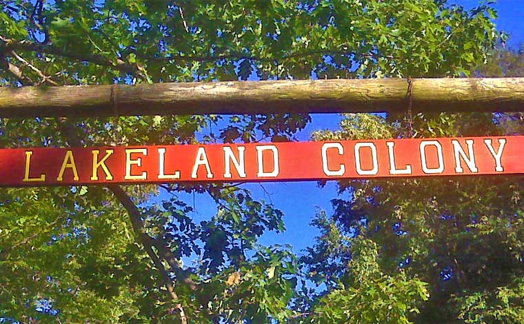 Lakeland Colony sign