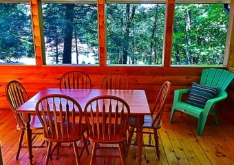 Lakeside in Greentown Screened-In Porch