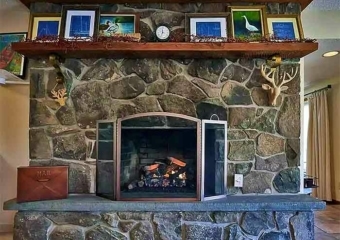 Lakeville Lake Life House Fireplace
