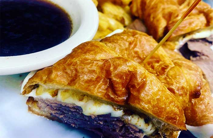 liberty diner french dip croissant
