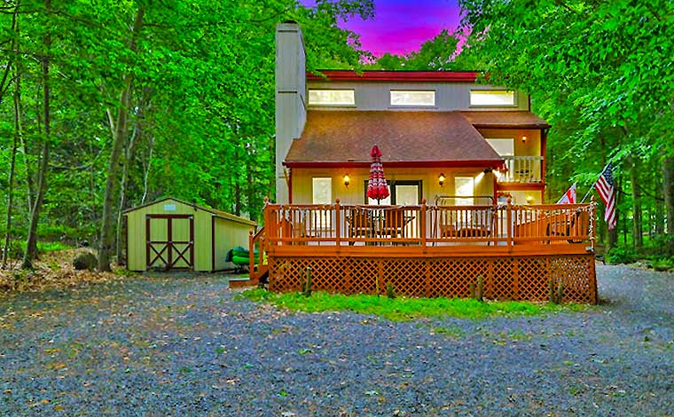 Locust Lake Village Chalet Exterior