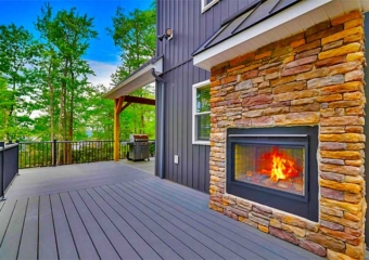 Lucky Buck Outdoor Fireplace