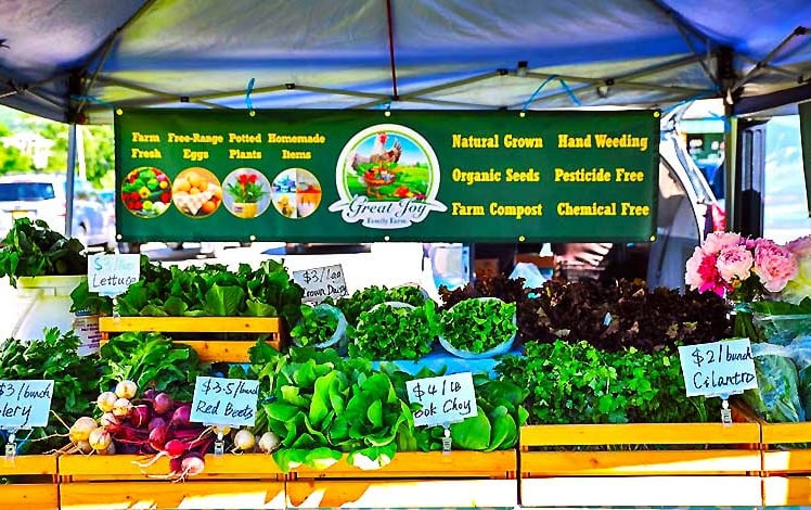 Mamakating Farmer's Market Display