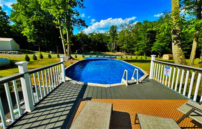 Modern Farmhouse with Heated Pool Outdoor Pool