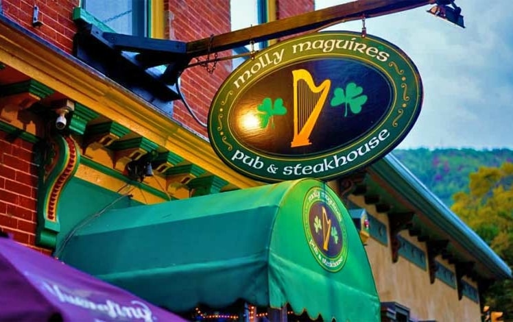 Molly Maguire's Pub exterior sign