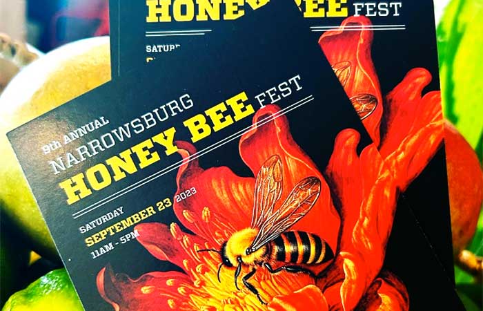 Narrowsburg Bee Festival Poster