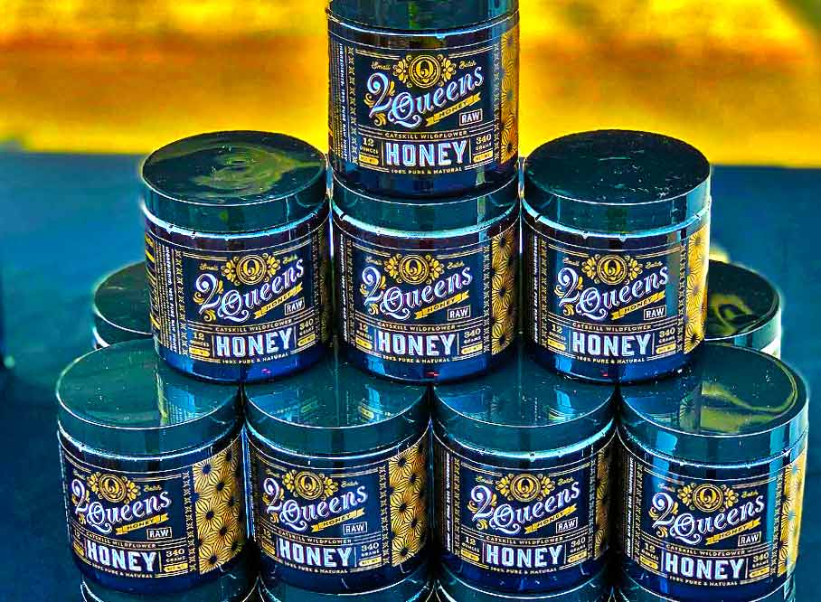 Narrowsburg Honeybee Fest Jars of Honey