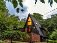 Night Fox A-Frame Front Exterior