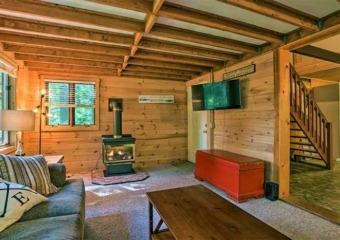 North Lake Cabin living room