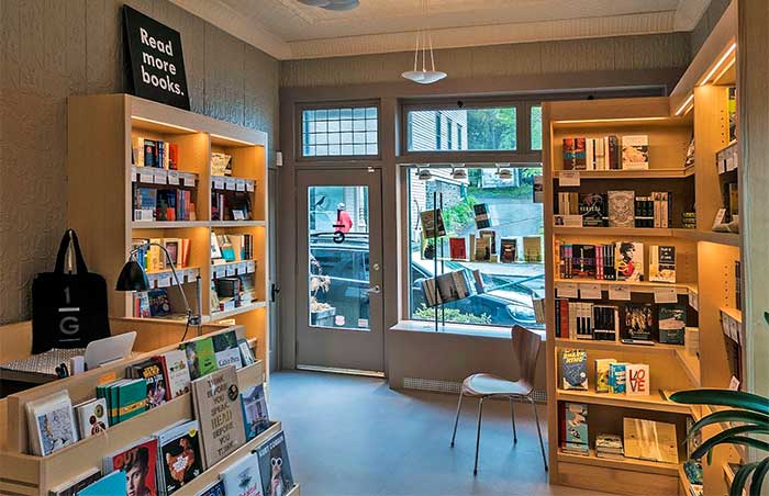 One Grand Books inside shop