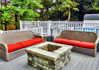 Overlook Point Deck Fire Pit