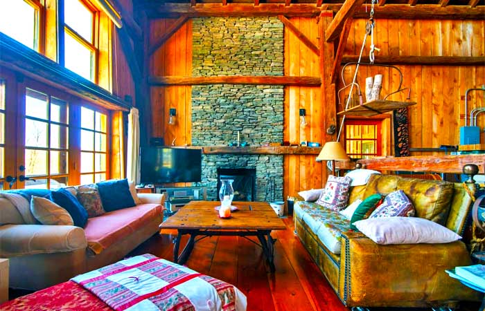 Paradise in the Catskills Living Room