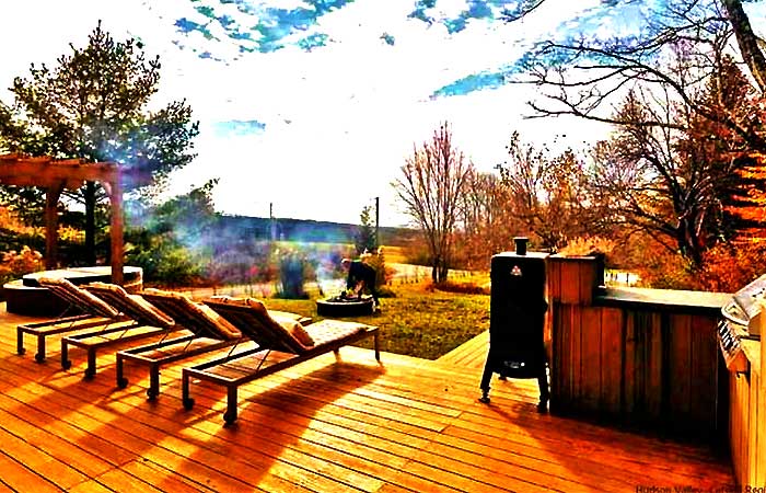 Pinebrook Escape Deck View