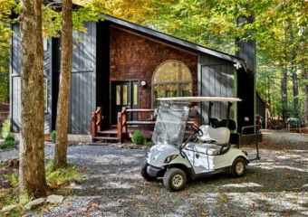 Pocono Base Camp Golf Cart