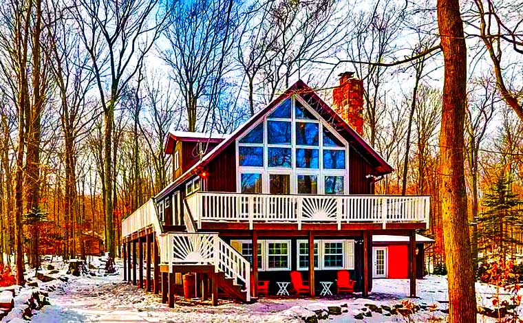 Pocono Dream Home Exterior