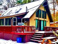 Pocono Lake Chalet Exterior