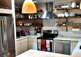 Pocono Pines Lake House Kitchen