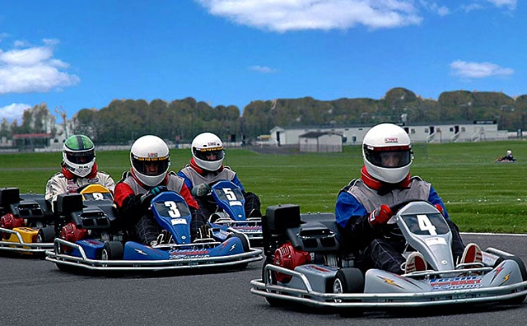 Pocono-ProKart-Racing-4-karts-on-track