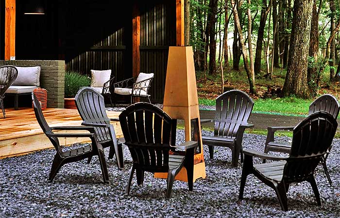Pocono Summit Whimsical Chalet Fire Pit