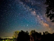 Ponderosa Pines Campground starry night sky