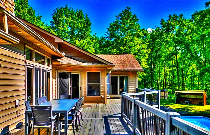 Pondside Playhouse Deck