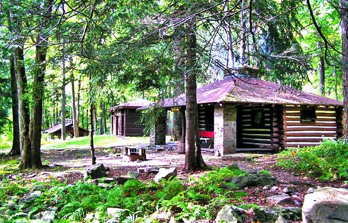 Promised Land State Park Campgrounds In the Bear Wallow Cabins Colony