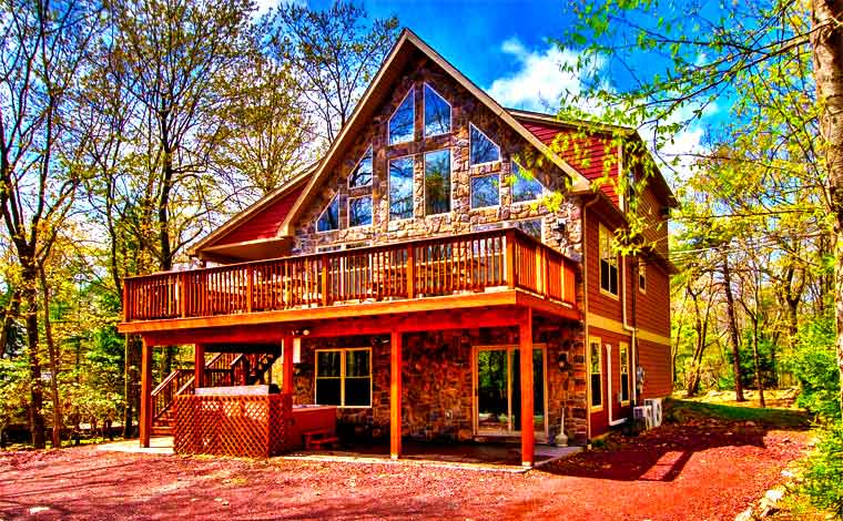 Red Rock in Lake Harmony Exterior