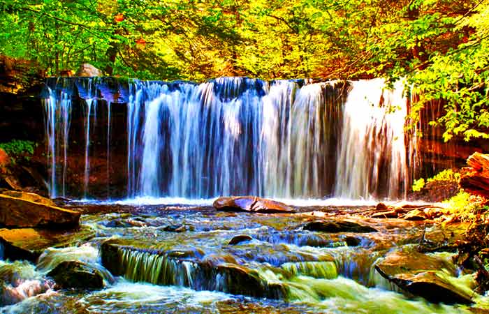 Ricketts Glen State Park Waterfall