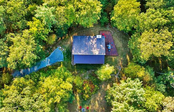 Ridge Haven Stay Aerial View Outside