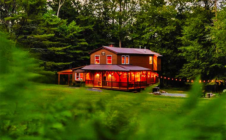 Rockpine Cabin Exterior